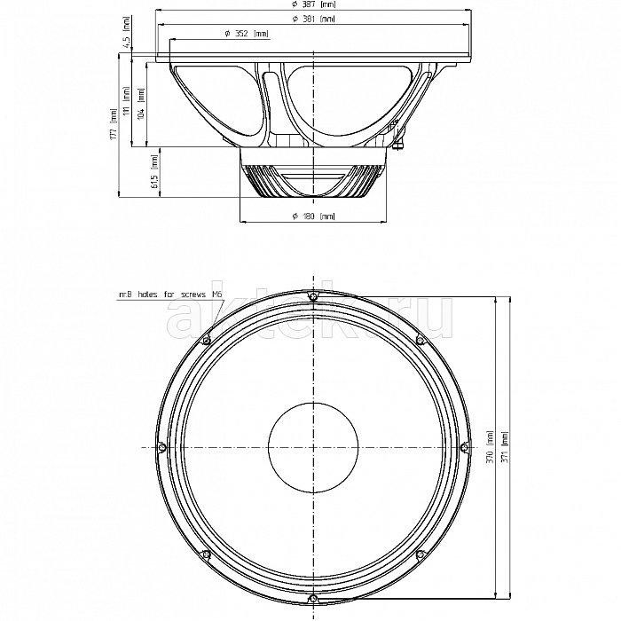 Динамик 15" EIGHTEEN SOUND 15ND930/8 2