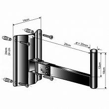 ECO WSS001 кронштейн для акустической системы, 35 кг 3