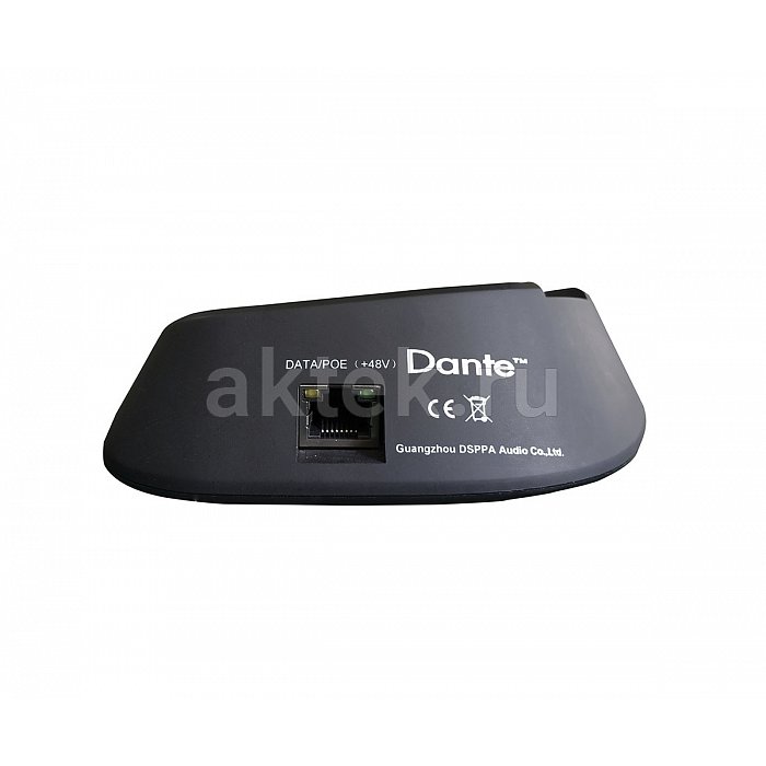 DSPPA DT4200E микрофон для конференций, 50 Гц–12000 Гц, Dante, PoE 4