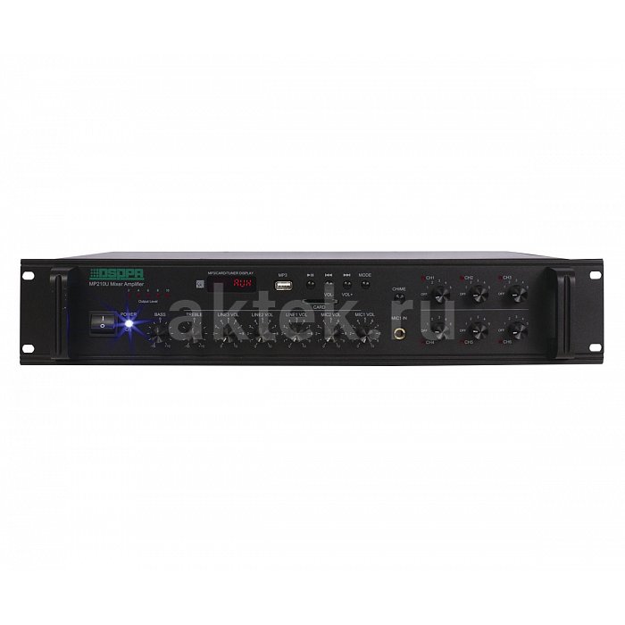 DSPPA MP-310U трансляционный микшер-усилитель, 120 Вт, 6 зон 3