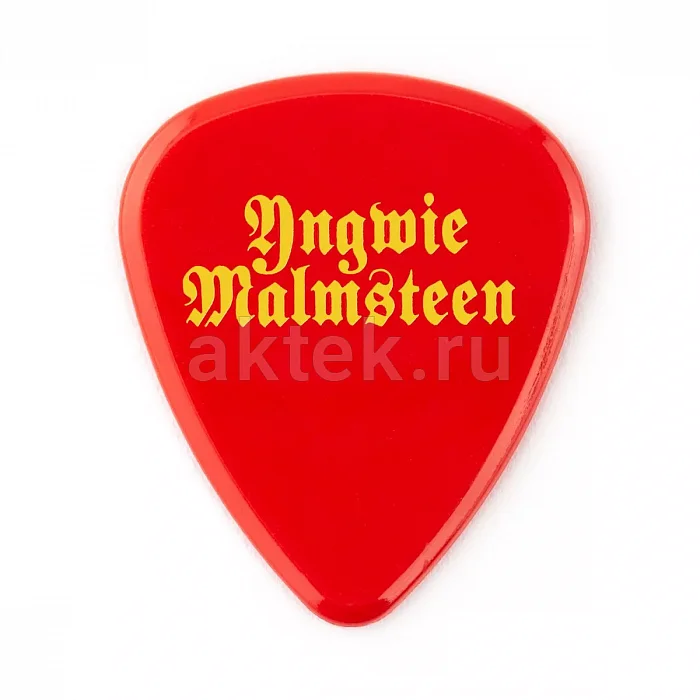 Dunlop YJMP02RD Yngwie Malmsteen 2.0mm 6Pack гитарные медиаторы, delrin