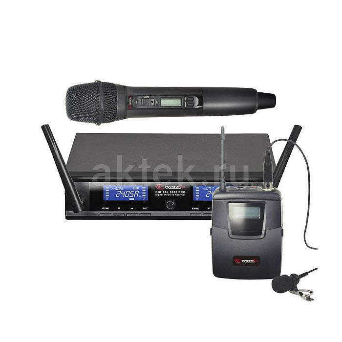 VOLTA DIGITAL 0202X PRO+ радиосистема с головным и петличным микрофонами 2
