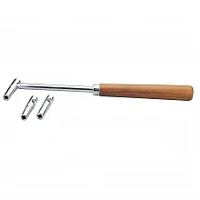K&M 16700-000-01 ключ настройки пианино с тремя сменными головками