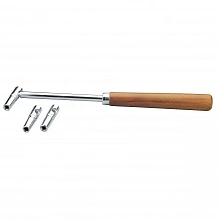 K&M 16700-000-01 ключ настройки пианино с тремя сменными головками