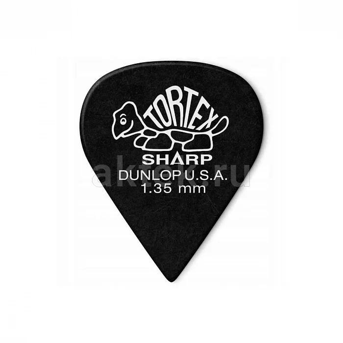 Dunlop 412P135 Tortex Sharp 12Pack медиаторы, 1,35 мм, 12 шт
