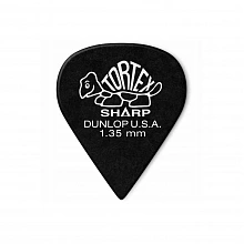 Dunlop 412P135 Tortex Sharp 12Pack медиаторы, 1,35 мм, 12 шт