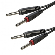 ROXTONE SACC100/2 аудиокабель Jack 6,3–Jack 6,3, 2 м, 2×1×0,14 мм² 2