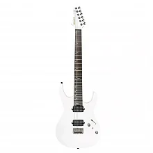 Mooer MMT100 Pearl электрогитара, белый, 24 лада, корпус из ольхи