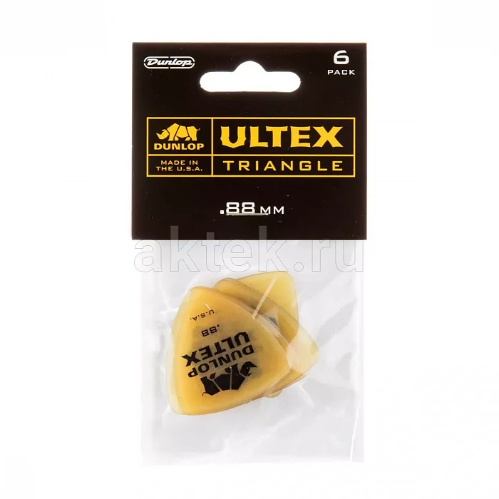 Dunlop 426P088 Ultex Triangle 6Pack медиаторы, 0,88 мм, 6 шт 4