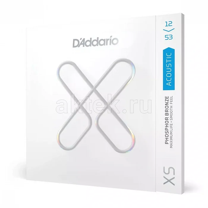 D'Addario XSAPB1253 комплект струн акустической гитары, 12–53