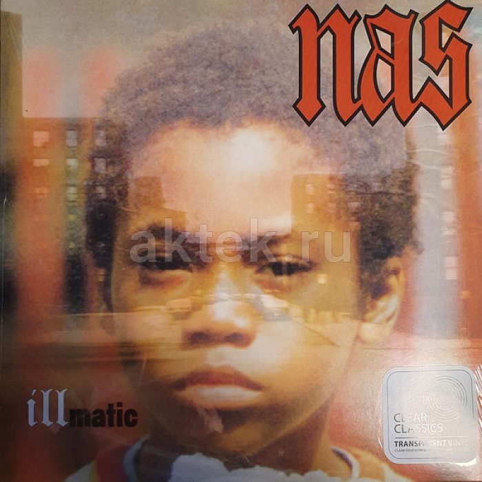 Виниловая пластинка NAS - ILLMATIC 180 GRAM CRYSTAL CLEAR VINYL 12"