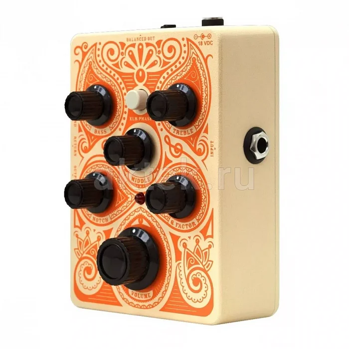 Orange Acoustic Pedal JFET-предусилитель-директ-бокс акустической гитары, 3-полосный EQ, XLR 3