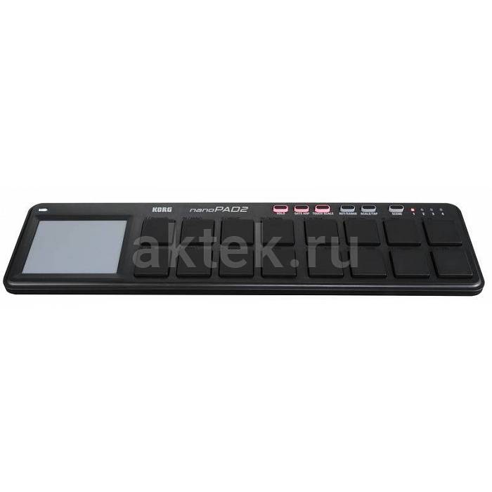Портативный USB MIDI контроллер KORG NANOPAD2-BK 4