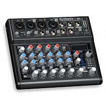 AuraSonics K8 компактный микшерный пульт 2 мик.+2 мик.моно/линейных 2