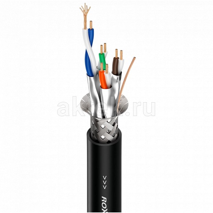 ROXTONE C6AE/1m сетевой кабель S/FTP, CAT6a, 1 м