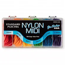 Dunlop 4432 Nylon Midi Standard Display набор медиаторов, нейлон