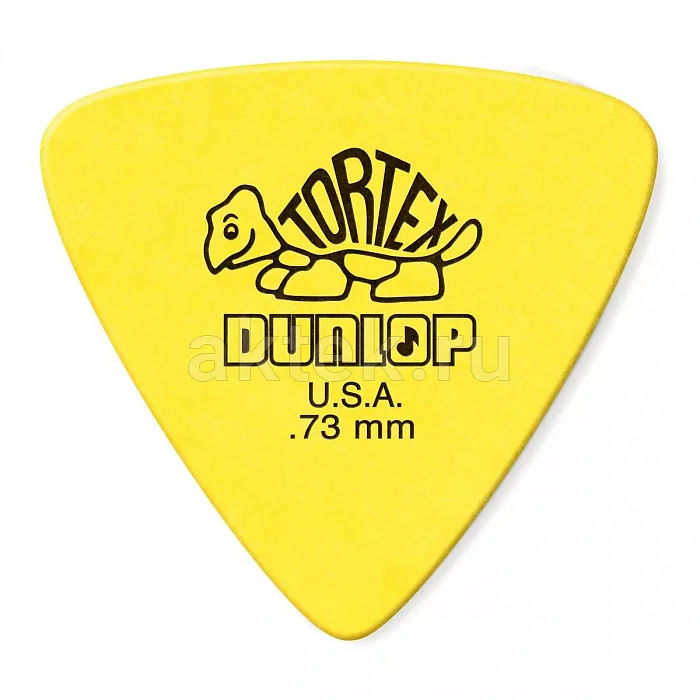 Dunlop 431R073 Tortex Triangle 72Pack медиаторы, 0,73 мм, 72 шт