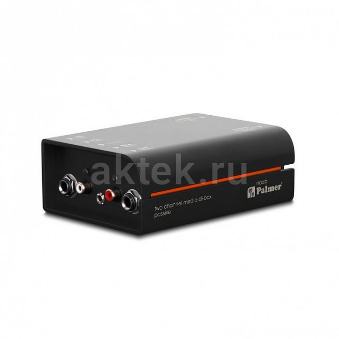 Palmer RIVER naab пассивный двухканальный медийный DI-бокс 3,5/6,3мм/RCA–XLR