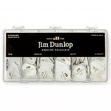 Dunlop 483001 Celluloid White Display набор медиаторов, целлулоид, 432 шт