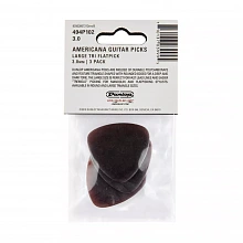 Dunlop 494P102 Americana Large Triangle 3Pack медиаторы, 3 мм 3