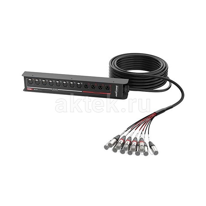 ROXTONE SFBN0800L10 аналоговый мультикор 10 м, 8×0 XLR 2