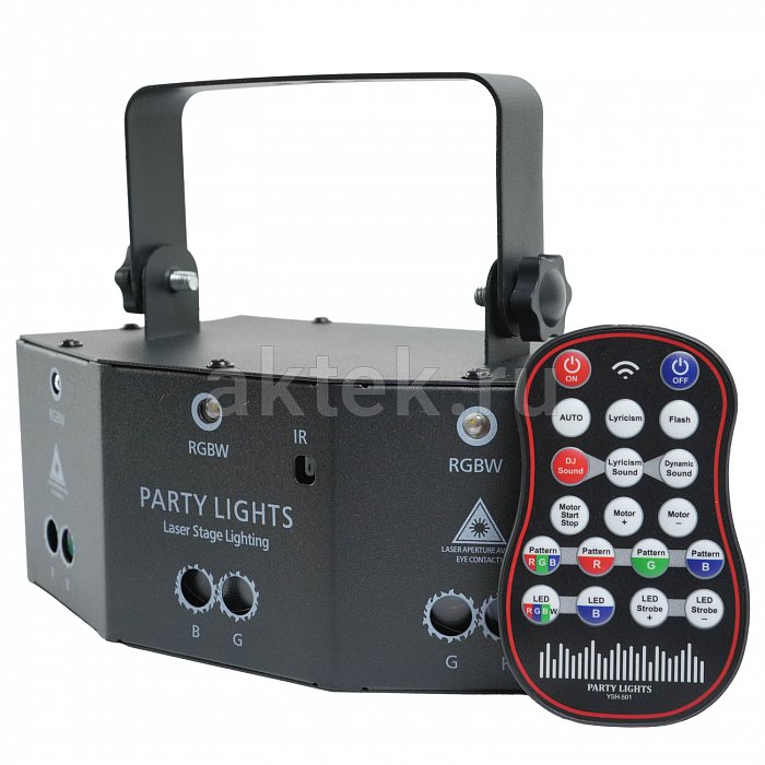 Лазерная цветомузыка для дискотек SkyDisco Laser Light LS30 12