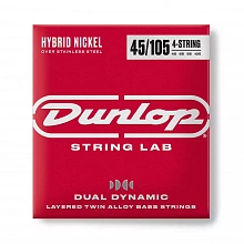 Dunlop DBHYN45105 Dual Dynamic Hybrid Nickel комплект струн, калибр 45-105