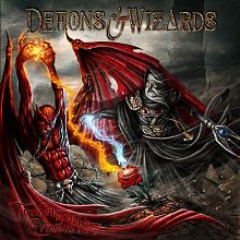 Виниловая пластинка DEMONS & WIZARDS - TOUCHED BY THE CRIMSON KING BLACK VINYL 12"