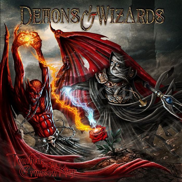 Виниловая пластинка DEMONS & WIZARDS - TOUCHED BY THE CRIMSON KING BLACK VINYL 12"