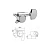 Gotoh SG381-MG-01-C локовые гитарные колки, схема 3+3