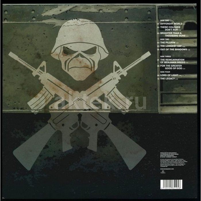 Виниловая пластинка IRON MAIDEN - A MATTER OF LIFE AND DEATH BLACK VINYL 12" 2