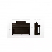 Kawai CA701 R цифровое пианино, 88 клавиш, 256 голосов 3