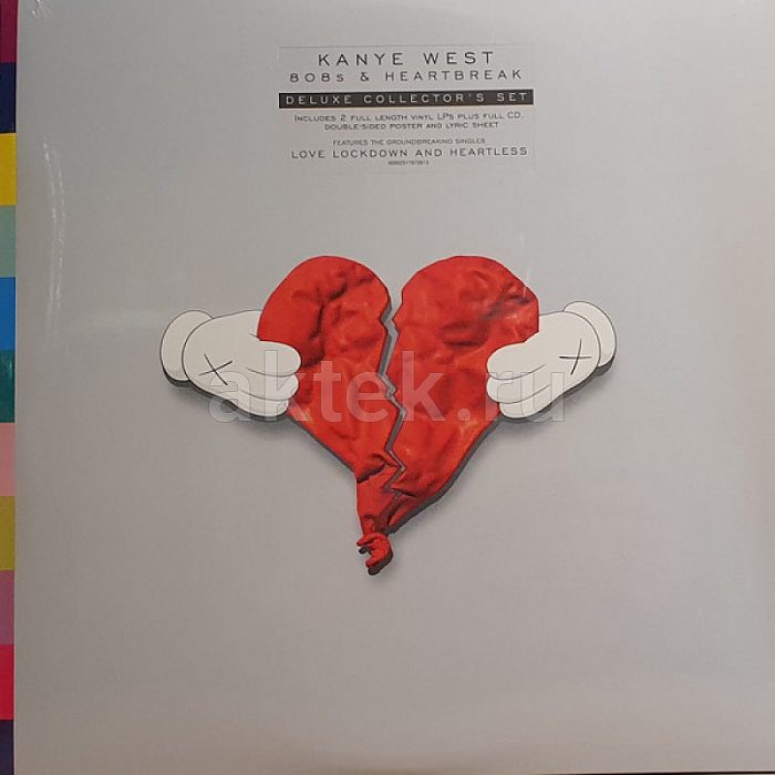 Виниловый бокс-сет KANYE WEST - 808S & HEARTBREAK BLACK VINYL 12" BOX SET