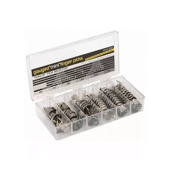 Dunlop 3060 Nickel Silver Fingerpick Mini медиаторы-когти, 20 шт