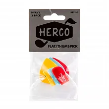 Herco HE113P Thumbpick Heavy 3Pack медиатор-коготь, целлулоид, 3 шт