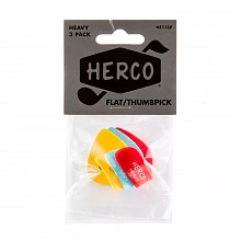 Herco HE113P Thumbpick Heavy 3Pack медиатор-коготь, целлулоид, 3 шт
