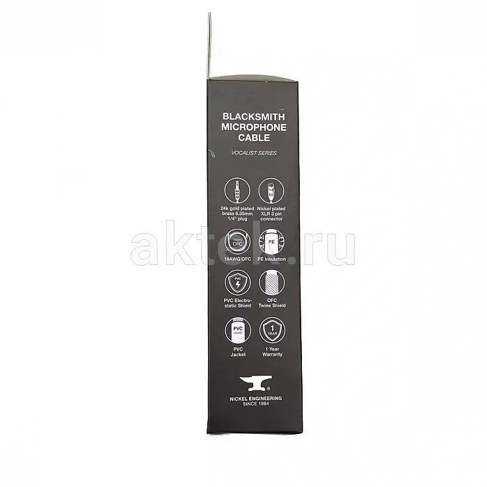BlackSmith Vocalist 9.8ft микрофонный кабель XLR–Jack 6,3 мм 2