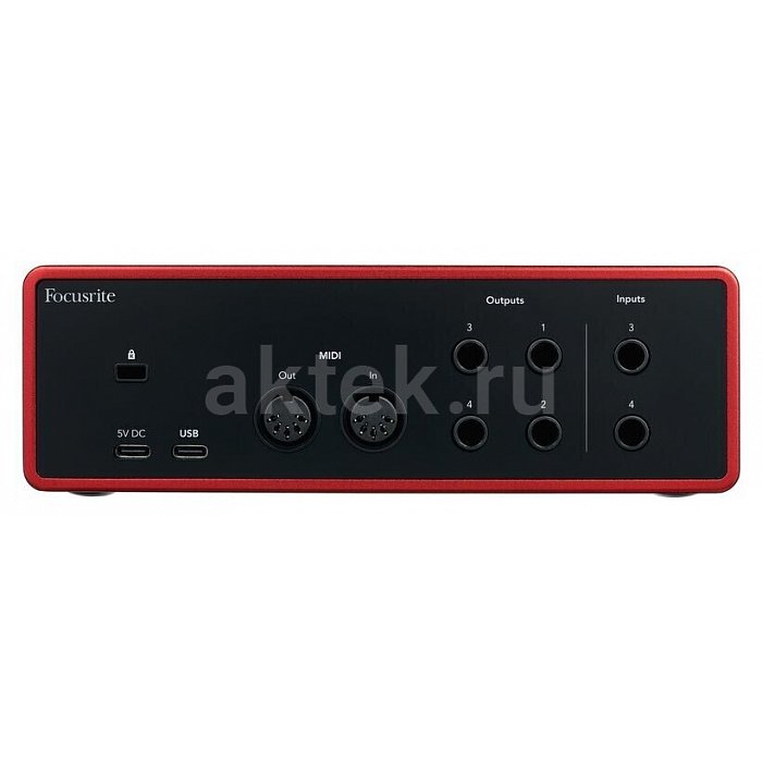 Аудио интерфейс FOCUSRITE Scarlett 4i4 4th Gen 9