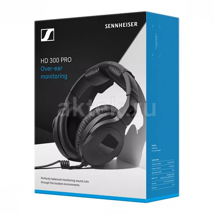 Sennheiser HD 300 PRO мониторные наушники, закрытые 5