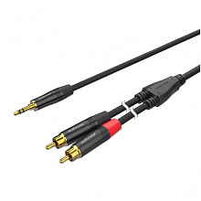 ROXTONE PACC150/1 аудиокабель Jack 3,5–RCA, 1 м, 2×0,22 мм² 2