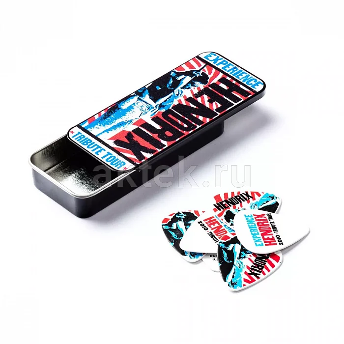 Dunlop JHPT09M Jimi Hendrix Tribute Tour набор медиаторов, целлулоид