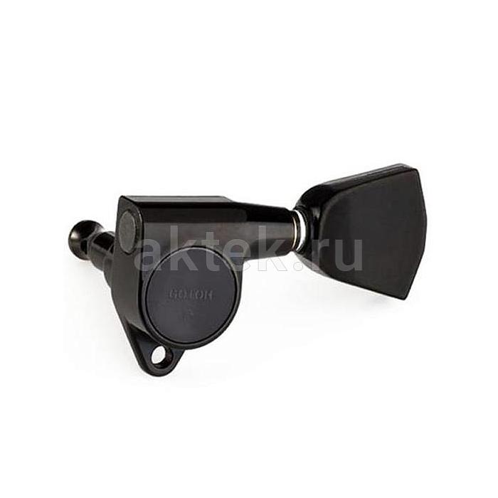 Gotoh SG381-04-CK герметичные гитарные колки, 3+3, кнопки тюльпан