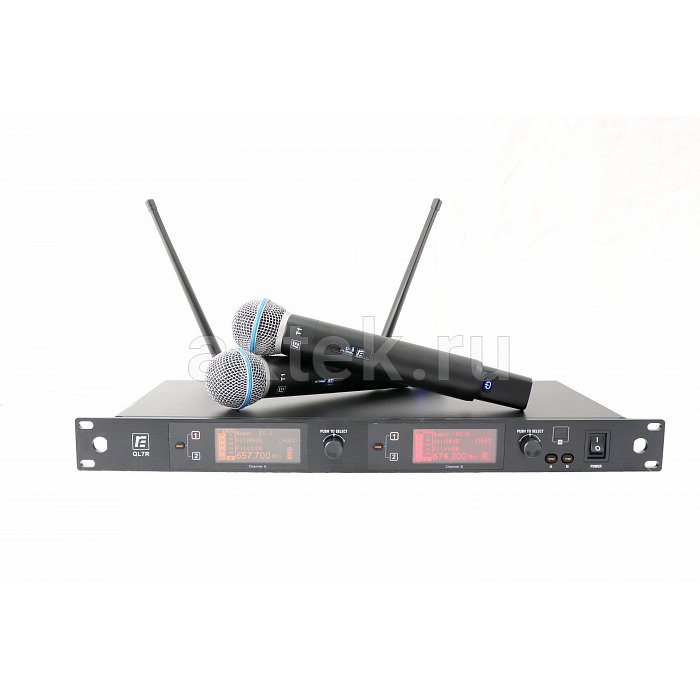 RFIntell QL7R/T1-A 651,800-683,400 МГц 2-канальная радиосистема