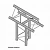 Dura Truss DT 23 T37-V стыковочный узел для фермы, 90°