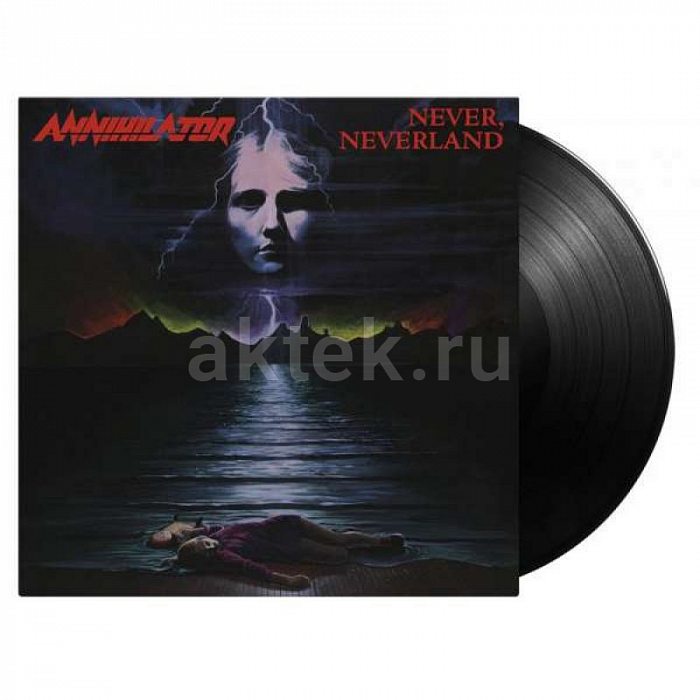 Виниловая пластинка ANNIHILATOR - NEVER, NEVERLAND 180 GRAM BLACK VINYL 12" 3