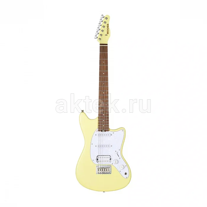Mooer MLT10 Candy электрогитара, желтый, HSS, корпус из тополя