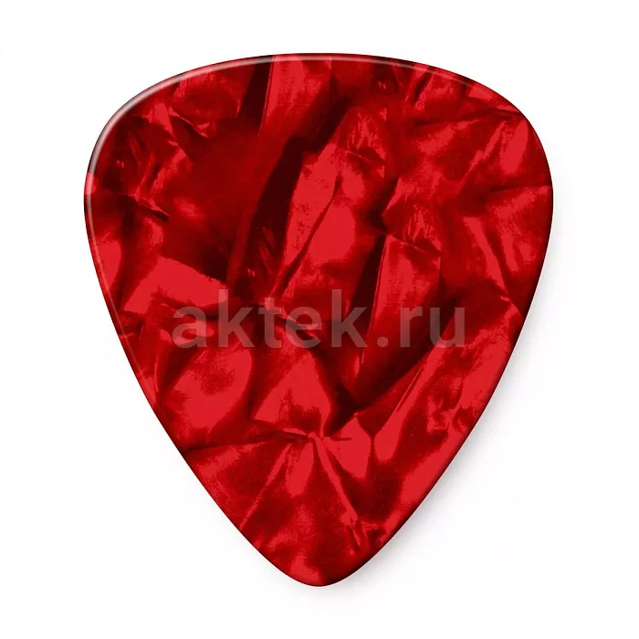 Dunlop 483P09MD Celluloid Red Pearloid Medium медиаторы, целлулоид, 12 шт 2
