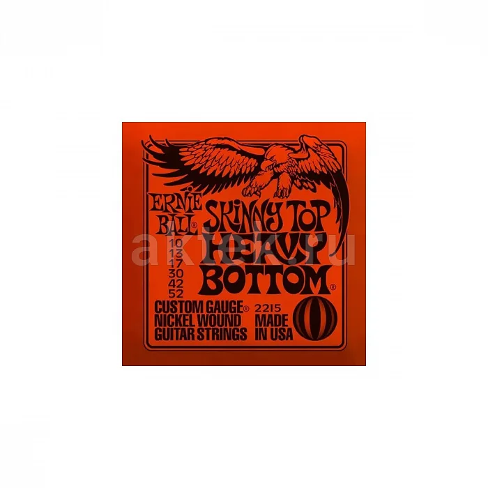 Ernie Ball 2215 комплект струн, калибр 10-52, Heavy
