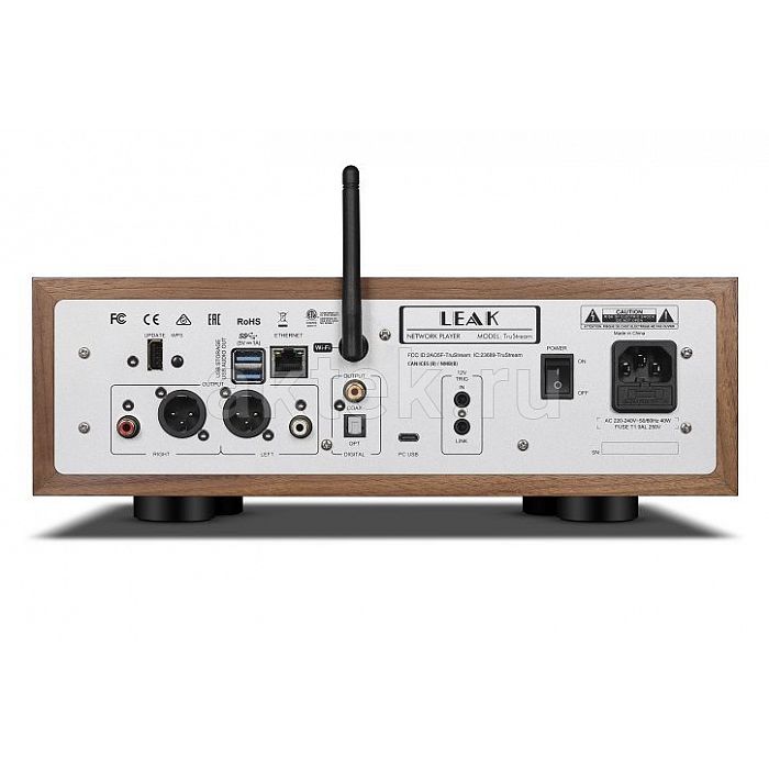 Leak TruStream Walnut сетевой проигрыватель, для домашней Hi-Fi-аудиосистемы 2