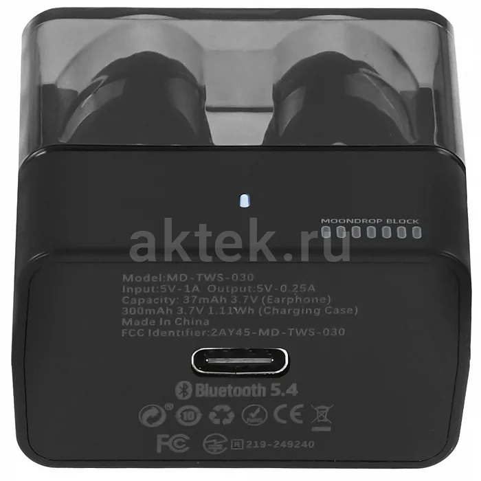 Беспроводные наушники MOONDROP BLOCK Black 7